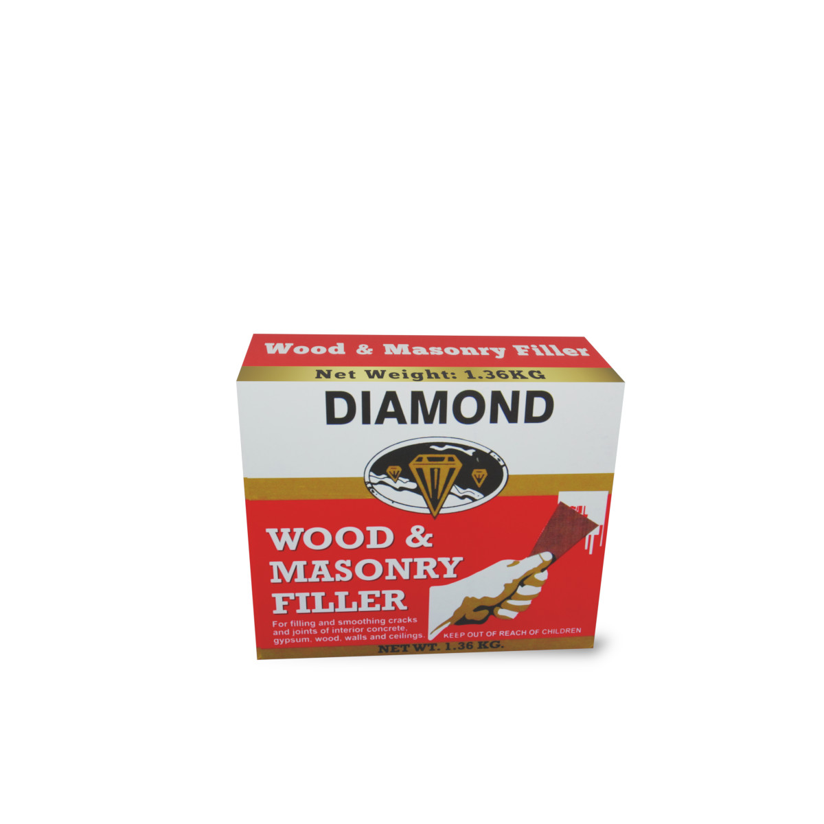 Diamond Woood and Masonry Filler Packaging